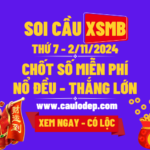 Soi Cầu XSMB 2/11/2024