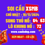 Soi Cầu XSMB 10/11/2024