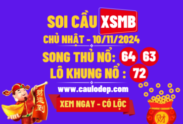 Soi Cầu XSMB 10/11/2024