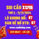 Soi cầu xsmb 11/11/2024