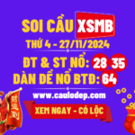 soi cầu xsmb 27/11/2024