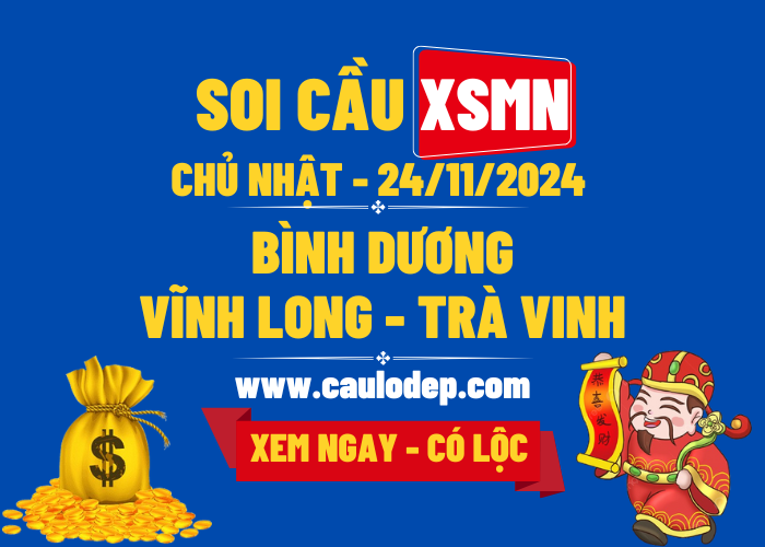 Soi Cầu XSMN 24/11/2024 | Dự Đoán XSMN Chủ Nhật - Kịch trần!