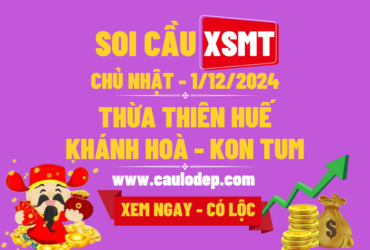 Soi Cầu XSMT 1/12/2024 | Dự Đoán XSMT CN - Bay phấp phới!