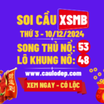 Soi cầu xsmb 10/12/2024