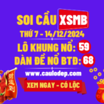 Soi cầu xsmb 14/12/2024