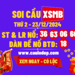 Soi cầu xsmb 23/12/2024