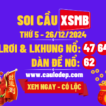 Soi cầu xsmb 26/12/2024