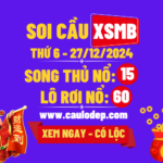 Soi cầu xsmb 27/12/2024