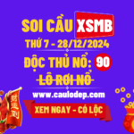 Soi cầu xsmb 28/12/2024