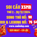 Soi cầu xsmb 30/12/2024