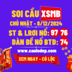 Soi cầu xsmb 8/12/2024