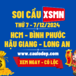 Soi Cầu XSMN 7/12/2024 | Soi Cầu Dự Đoán XSMN Thứ 7