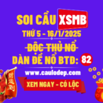 Soi cầu xsmb 16/1/2025