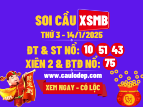 Soi cầu xsmb 14/1/2025