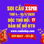 Soi cầu xsmb 15/1/2025