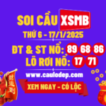 Soi cầu xsmb 17/1/2025