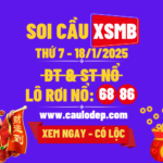 Soi cầu xsmb 18/1/2025