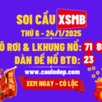 Soi cầu xsmb 24/1/2025