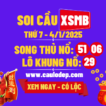 Soi cầu xsmb 4/1/2025