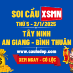 Soi Cầu XSMN 2/1/2025 | Soi Cầu Dự Đoán XSMN Thứ 5