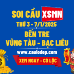 Soi Cầu XSMN 7/1/2025 | Dự Đoán XSMN Thứ 3 - Kịch trần!