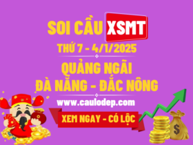 Soi Cầu XSMT 4/1/2025 | Soi Cầu Dự Đoán XSMT Thứ 7