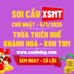 Soi Cầu XSMT 5/1/2025 | Dự Đoán XSMT CN - Bay phấp phới!