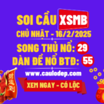 Soi cầu xsmb 16/2/2025