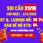 Soi cầu xsmb 2/2/2025