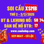 Soi cầu xsmb 3/2/2025