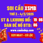 Soi cầu xsmb 4/2/2025