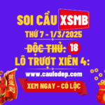 Soi cầu xsmb 1/3/2025