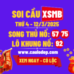 Soi cầu xsmb 12/3/2025