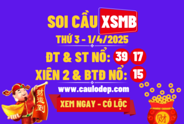 Soi cầu xsmb 1/4/2025