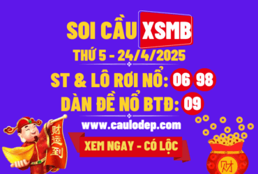 Soi cầu xsmb 24/4/2025