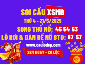 Soi cầu xsmb 21/5/2025