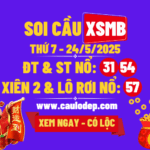 Soi cầu xsmb 24/5/2025