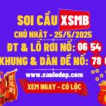 Soi cầu xsmb 25/5/2025