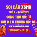 Soi cầu xsmb 3/5/2025