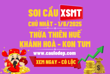 Soi Cầu XSMT 1/6/2025 | Dự Đoán XSMT CN - Bay phấp phới!