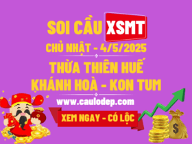 Soi Cầu XSMT 4/5/2025 | Dự Đoán XSMT CN - Bay phấp phới!