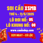 Soi cầu xsmb 11/6/2025