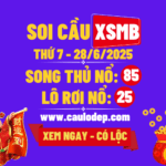 Soi cầu xsmb 28/6/2025