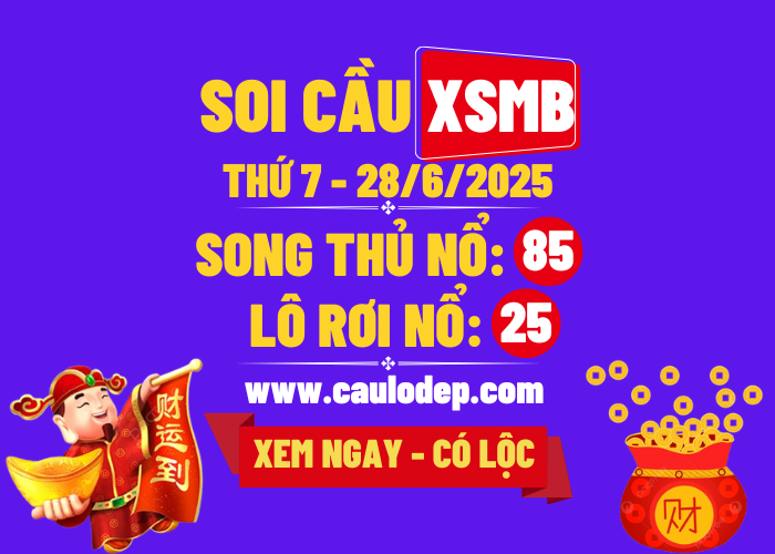 Soi cầu xsmb 28/6/2025