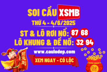 Soi cầu xsmb 4/6/2025