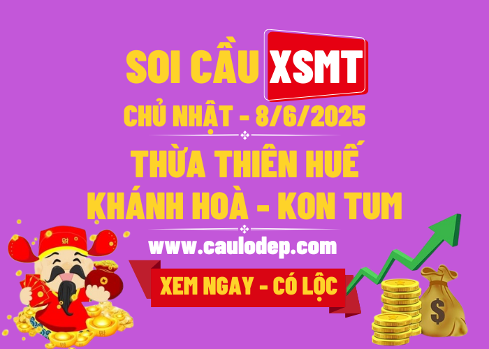 Soi Cầu XSMT 8/6/2025 | Dự Đoán XSMT CN - Bay phấp phới!