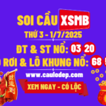 Soi cầu xsmb 1/7/2025