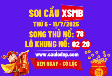 Soi cầu xsmb 11/7/2025