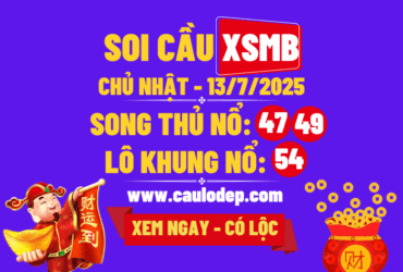 Soi cầu xsmb 13/7/2025