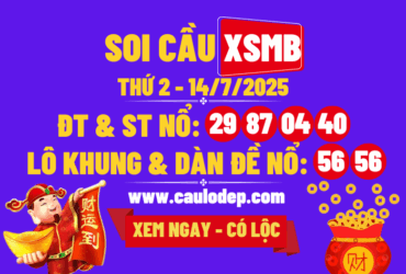 Soi cầu xsmb 14/7/2025